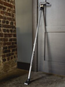 The Rampart installed on a heavy door